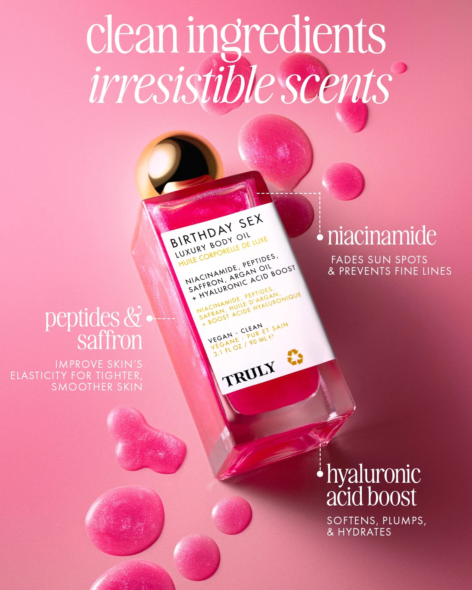 Truly Birthday Sex Luxury Body Oil 90 ml / 3.1 oz
