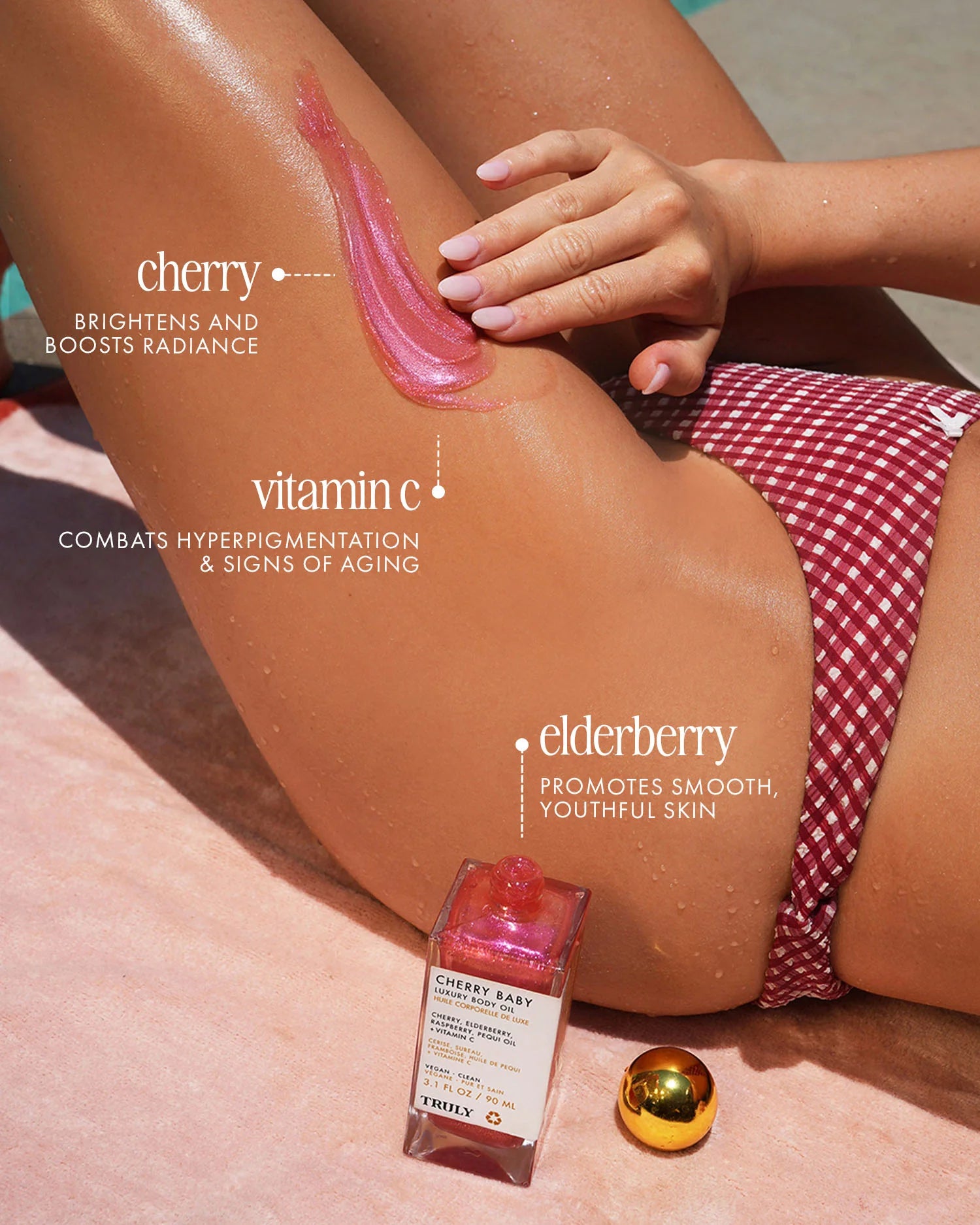 Truly Cherry Baby Luxury Body Oil 90 ml / 3.1 oz