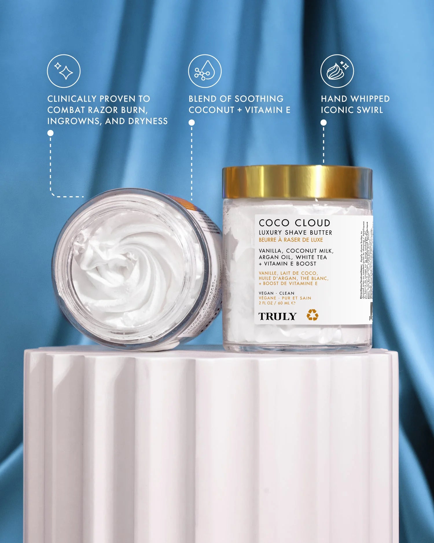 Truly Coco Cloud Shave Set