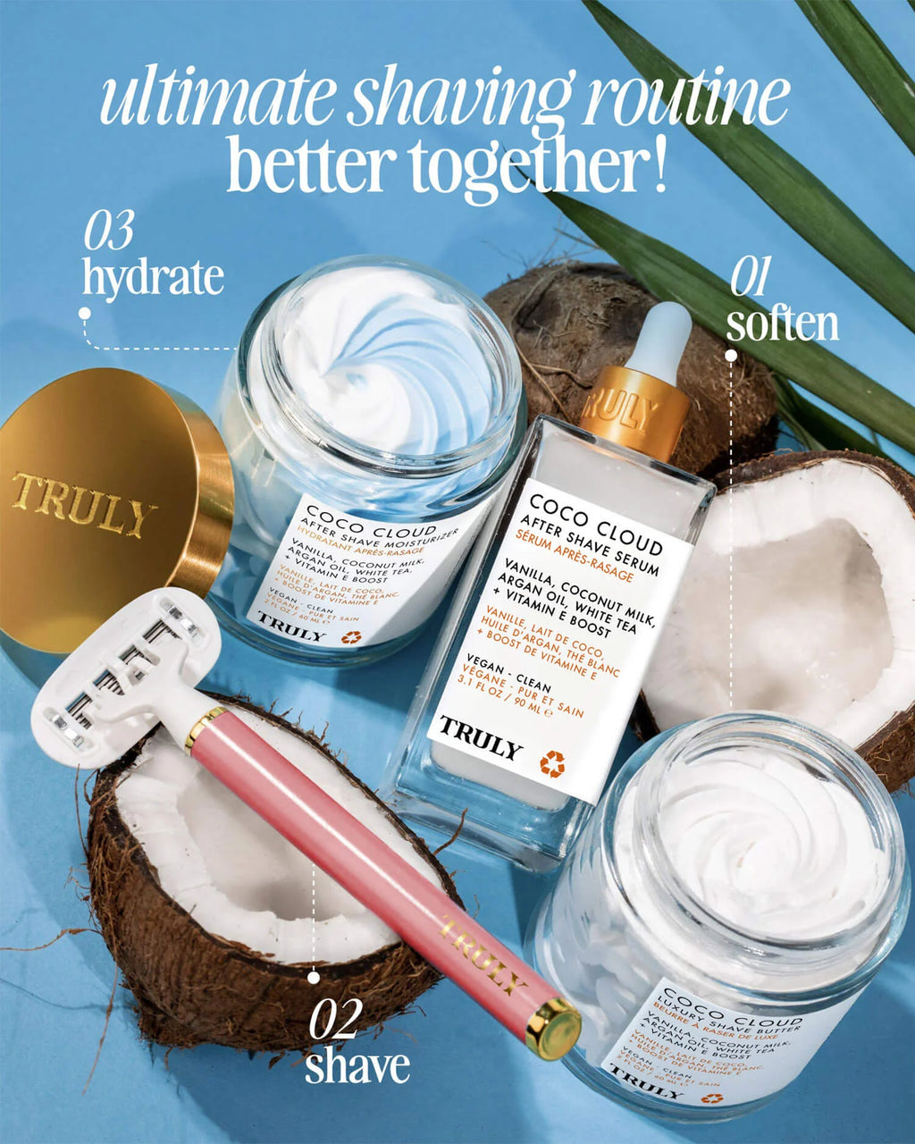 Truly Coco Cloud Shave Set