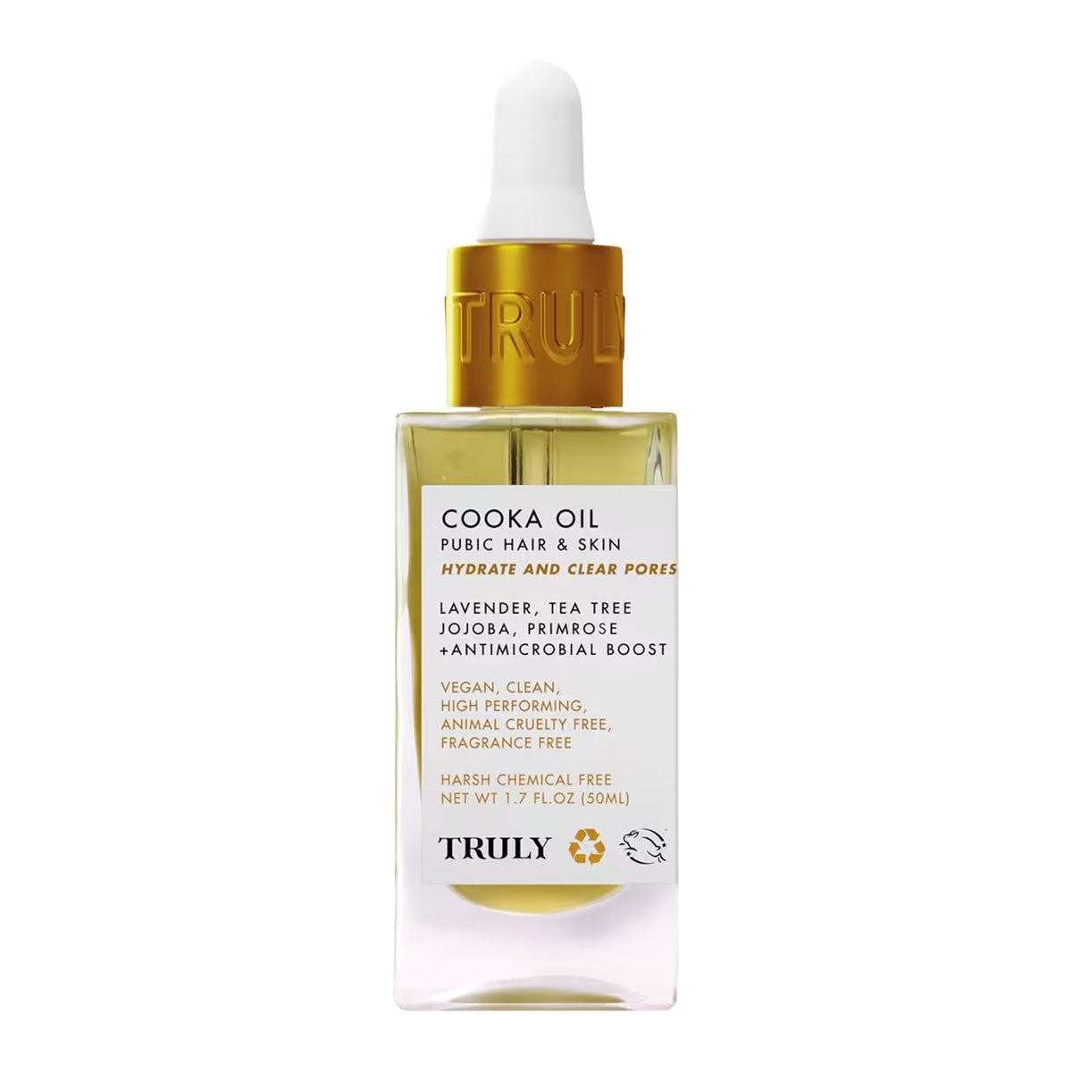 Truly Cooka Oil For Pubic Hair & Skin 50 ml / 1.7 oz