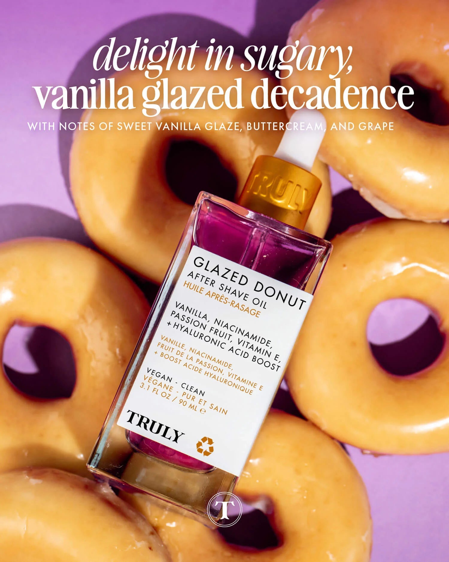 Truly Glazed Donut After Shave Oil 90 ml / 3.1 oz