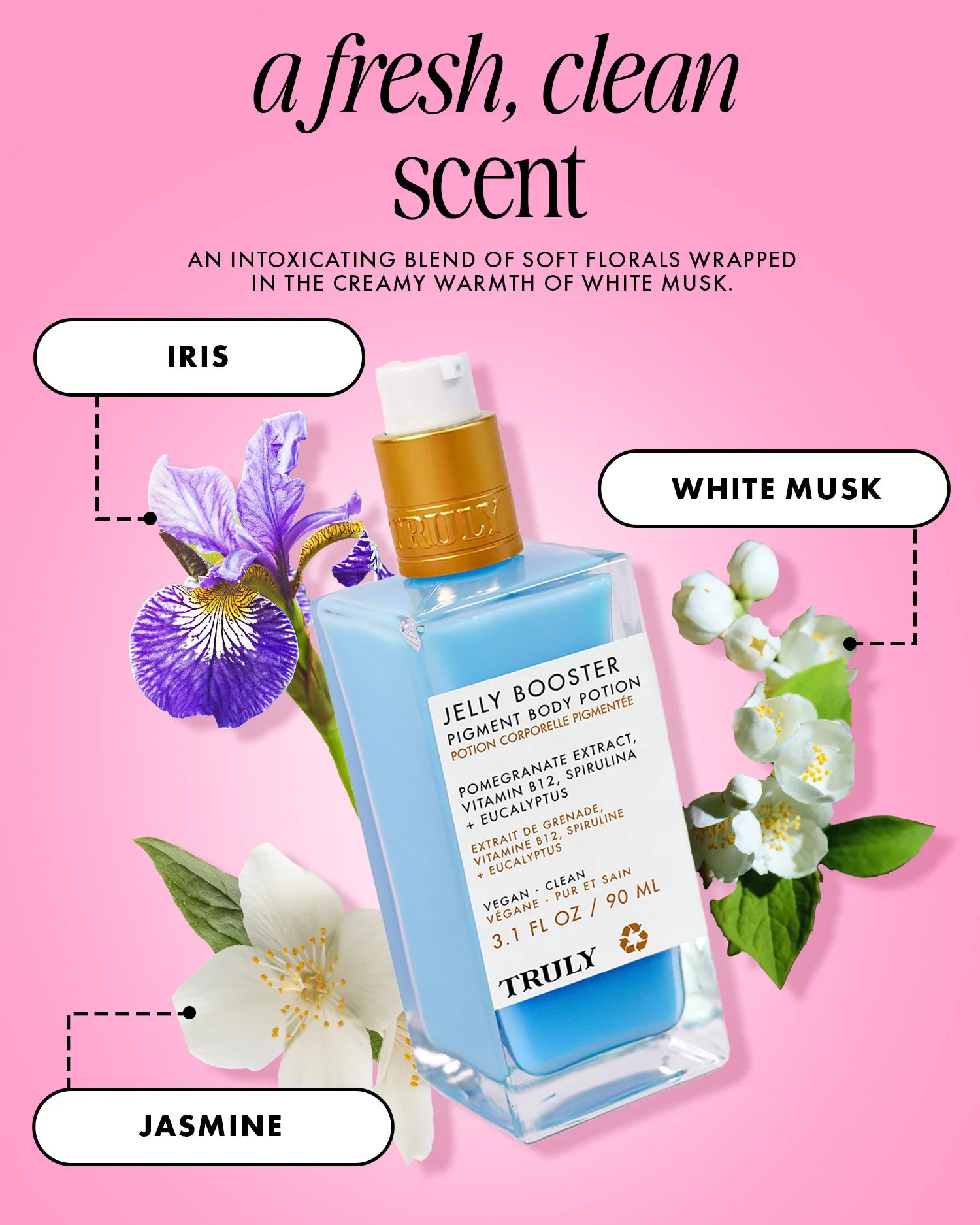 Truly Jelly Booster Pigment Body Potion Targeted Brightening + Discoloration Treatment 90 ml / 3.1 oz