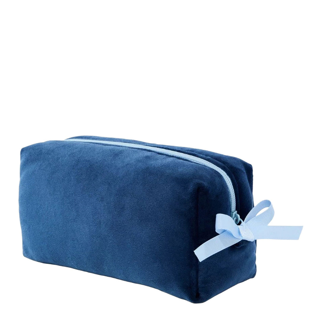 Ulta Beauty Blue Velvet Cosmetic Bag