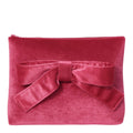 Ulta Beauty Rose & Bow Velvet Cosmetic Bag