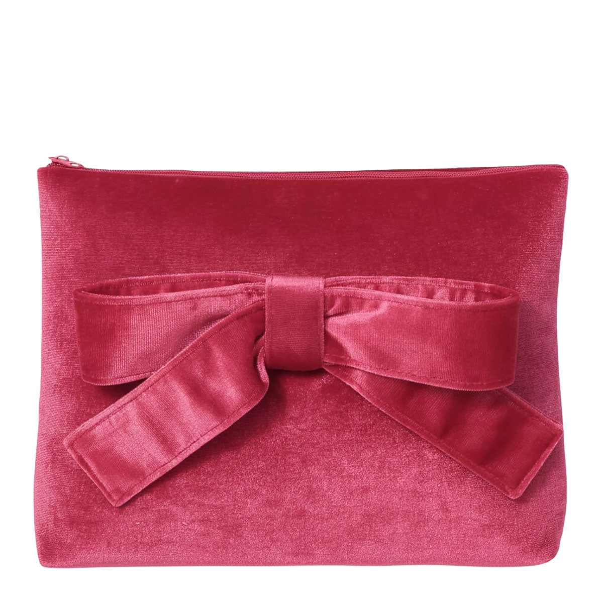 Ulta Beauty Rose & Bow Velvet Cosmetic Bag