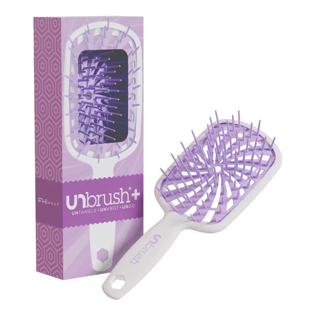 UNbrush Plus Detangling Hair Brush for Fine & Fragile Hair | Sugar Plum