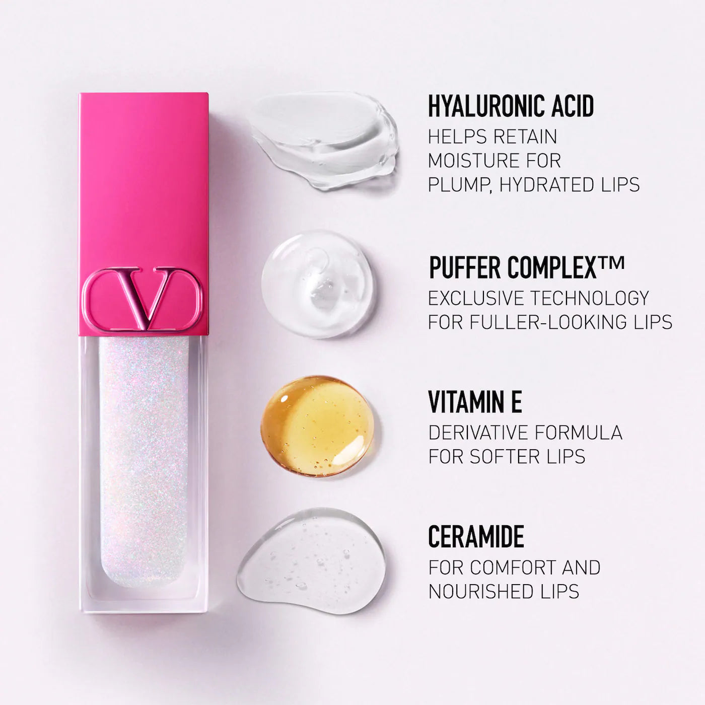 Valentino Puffer Complex™ Lip Plumper Gloss | 00R Dazzling Mermaid