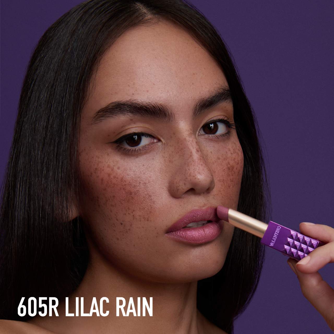 Valentino Spike Valentino Shimmer Lipstick |  605R Lilac Rain