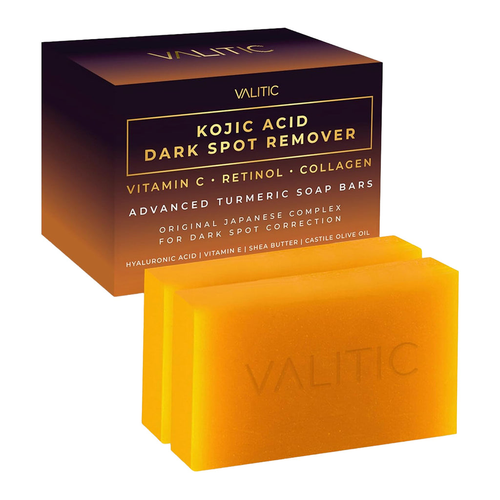 Valitic Kojic Acid Dark Spot Remover Soap Bars 2-Pack