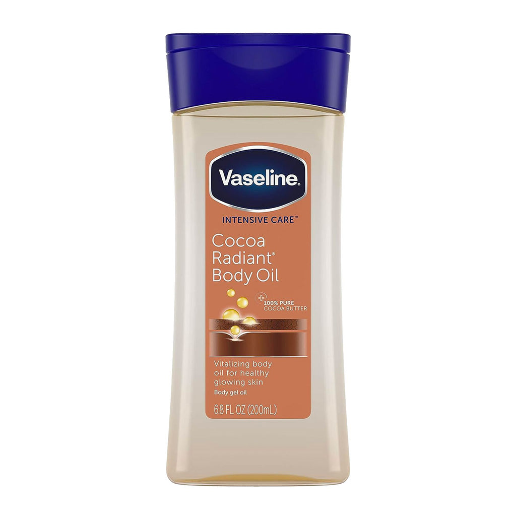 Vaseline Cocoa Radiant Body Gel Oil 100% Pure Cocoa Butter 200 ml / 6.8 oz