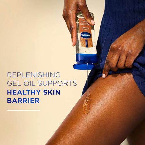 Vaseline Cocoa Radiant Body Gel Oil 100% Pure Cocoa Butter 200 ml / 6.8 oz