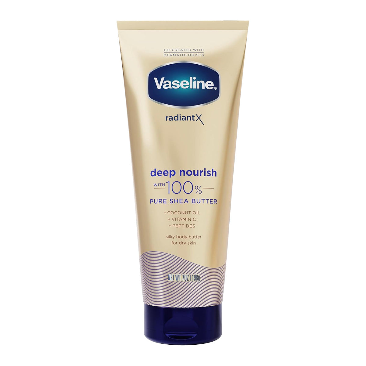 Vaseline Radiant X Deep Nourish with 100% Pure Shea Butter Body Butter 198 g / 7 oz