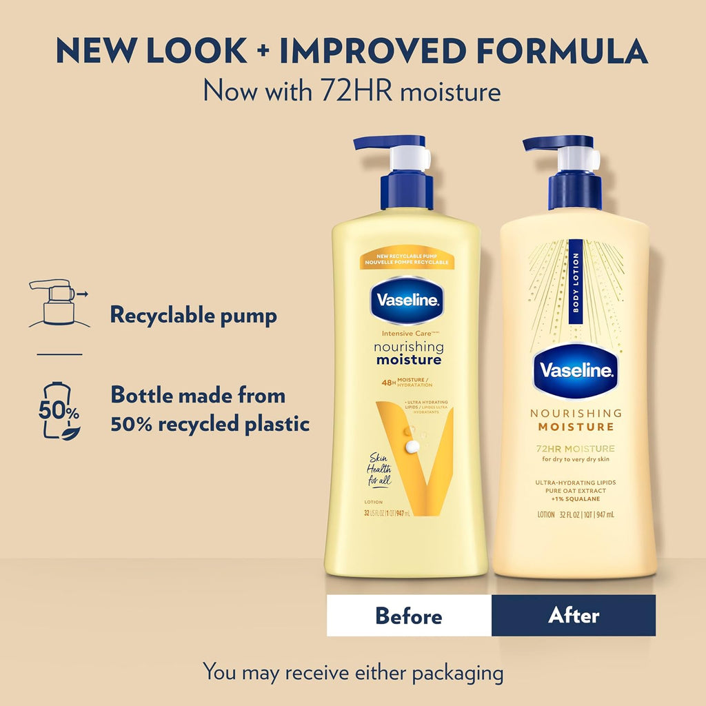 Vaseline Nourishing Moisture Body Lotion 947 ml / 32 oz