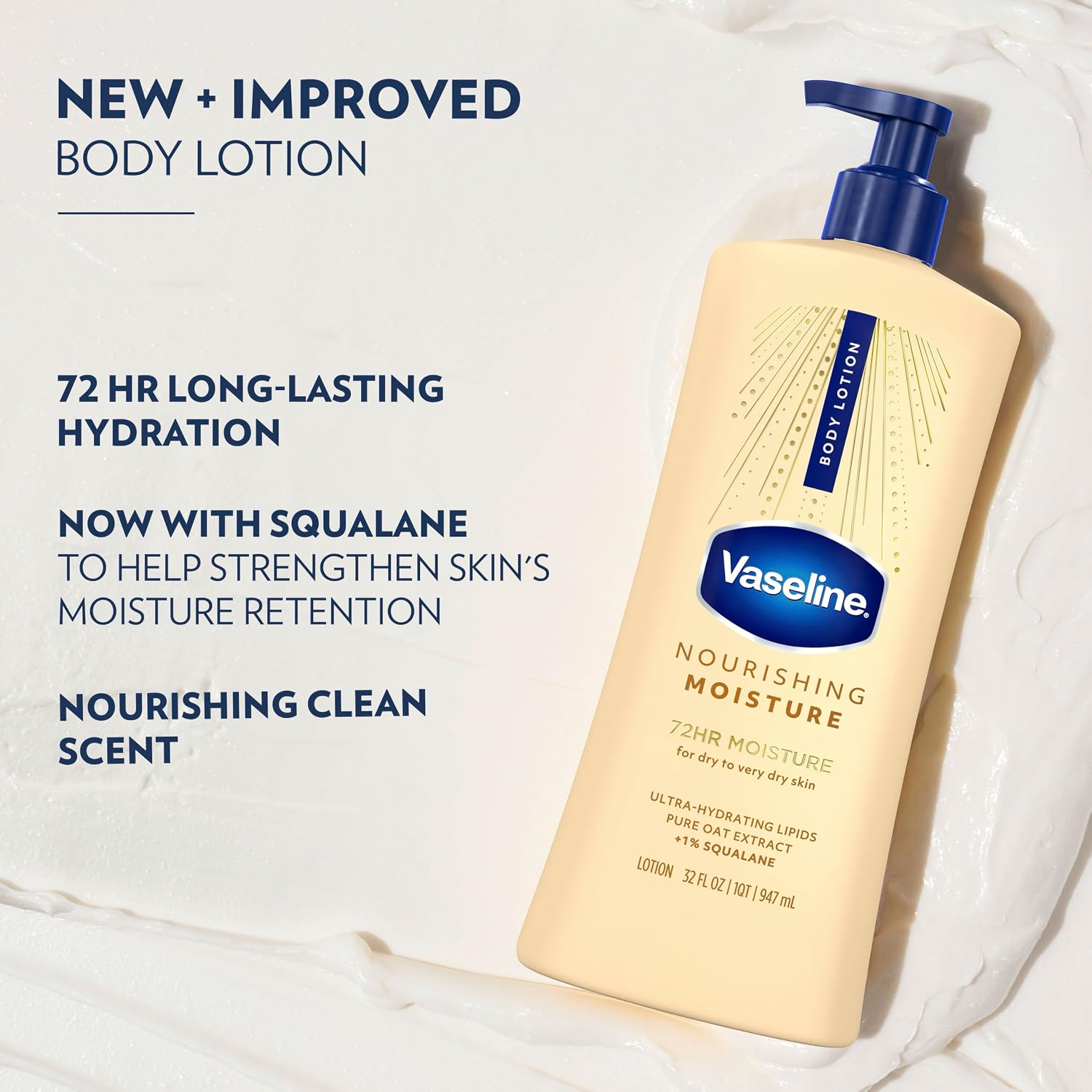 Vaseline Nourishing Moisture Body Lotion 947 ml / 32 oz