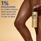Vaseline Radiant X Even Tone Body Lotion 1% Niacinamide, Coconut Oil, Vitamin C & Peptides 11 oz / 325 ml