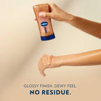 Vaseline Glazed and Glisten Sunlit Glow Shimmering Gel Oil 200 ml / 6.8 oz | Vanilla Cocoa
