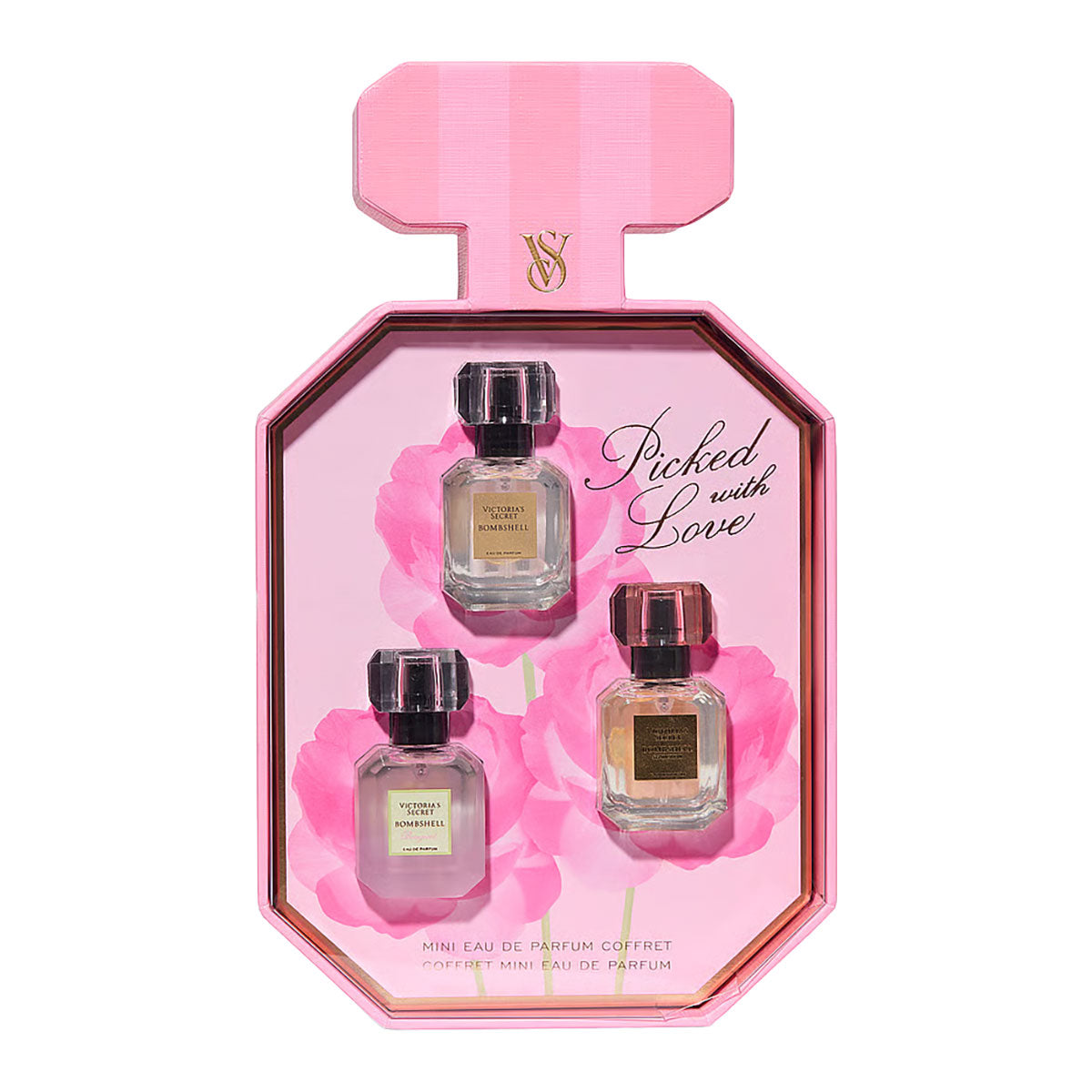 Victoria's Secret 3-Piece Bombshell Mini Eau de Parfum Gift Set ft. Exclusive Bombshell Bouquet