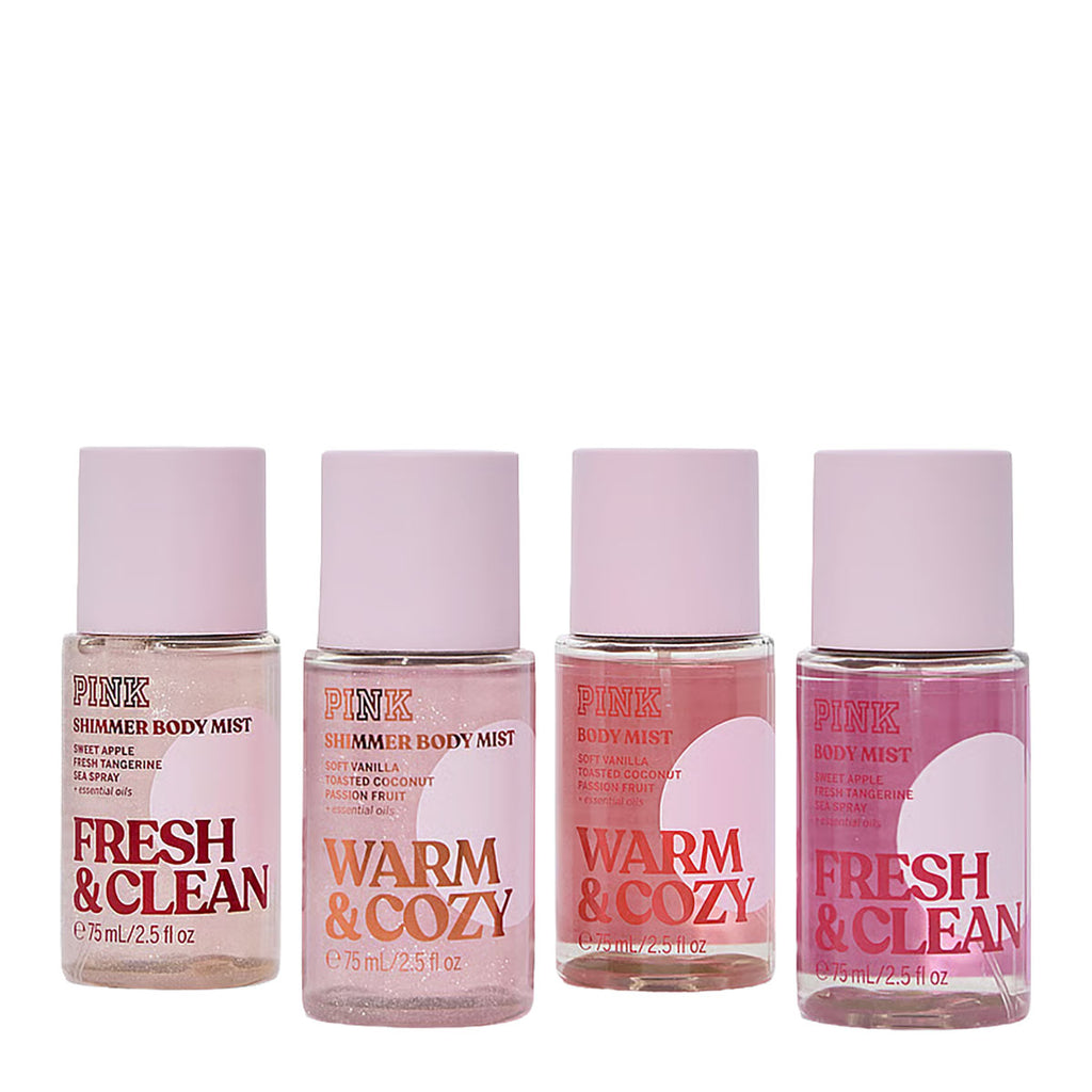 Victoria's Secret Pink 4-Piece Exclusive Shimmer Mist Gift Set