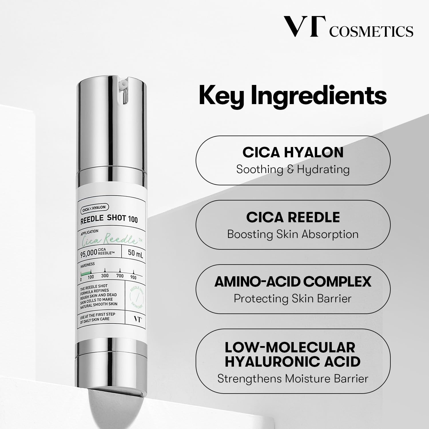 VT Cosmetics Cica Reedle Shot 100 Essence Revitalizing & Youth Looking 50 ml