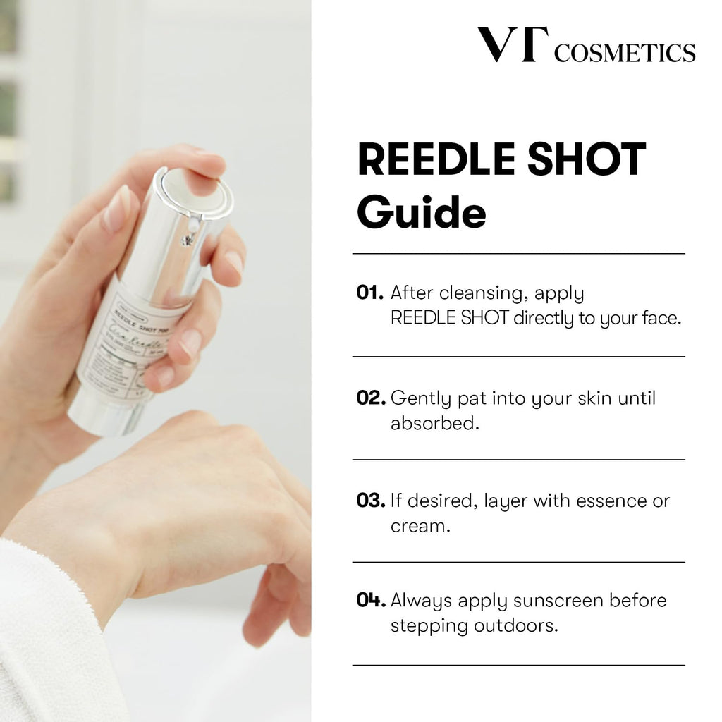 VT Cosmetics Cica Reedle Shot 100 Essence Revitalizing & Youth Looking 50 ml