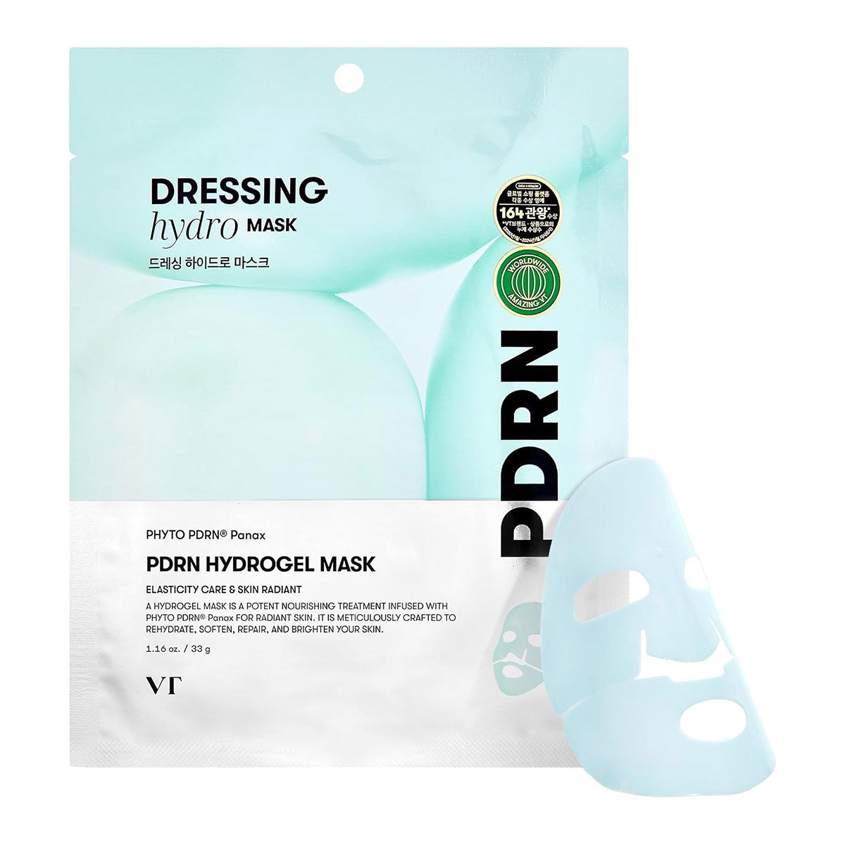 VT Cosmetics PDRN Hydrogel Mask Elasticity & Skin Radiant 1 Mascarilla