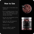 Wakse Rose Gold Wax Beans for Face & Body 4.8 oz / 135 g