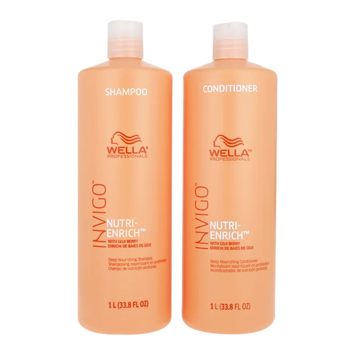 Wella Invigo Nutri Enrich Deep Nourishing Shampoo & Conditioner Duo 1000 ml / 33.8 oz x 2