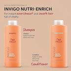 Wella Invigo Nutri Enrich Deep Nourishing Shampoo & Conditioner Duo 1000 ml / 33.8 oz x 2