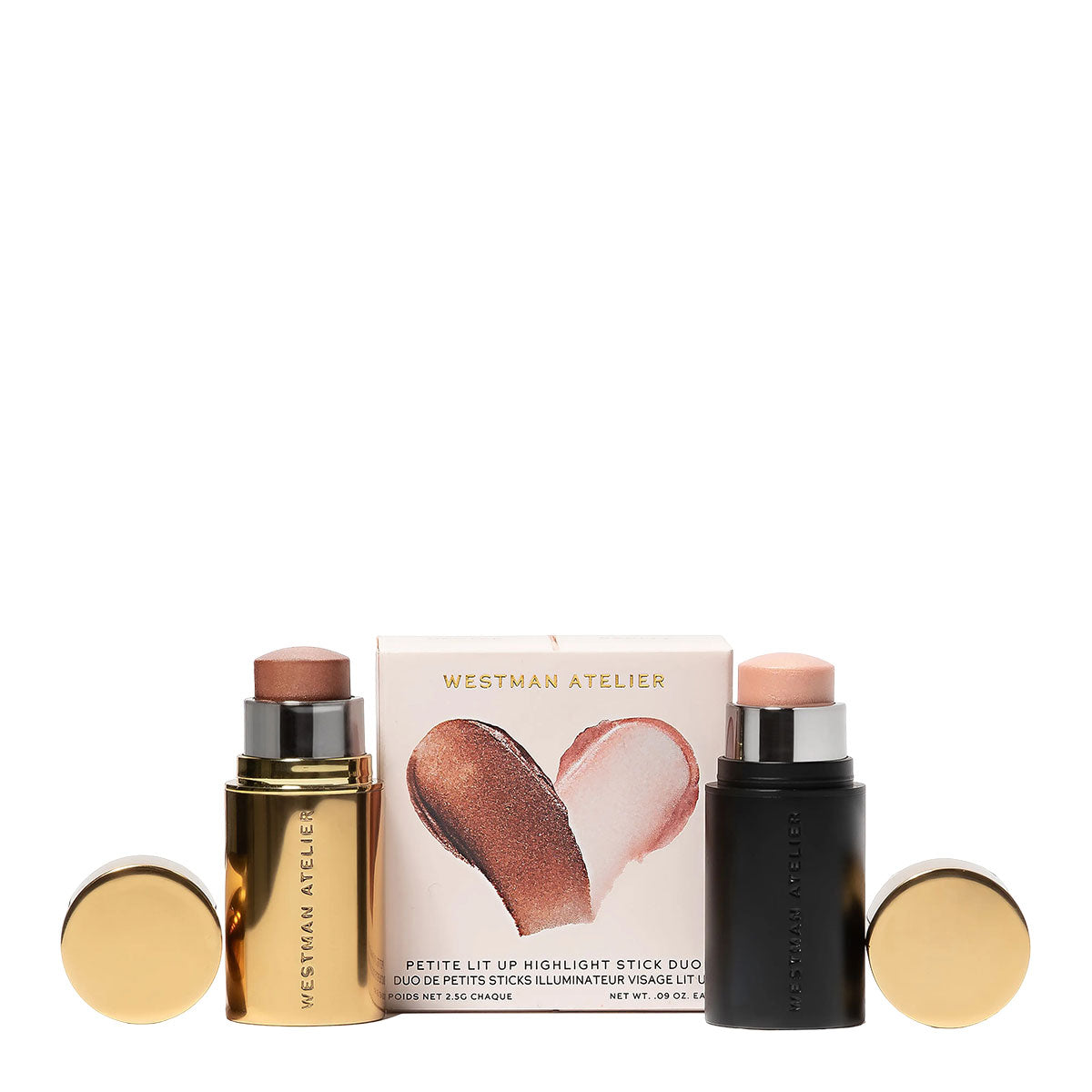 Westman Atelier Petite Lit Up Highlight Stick Duo
