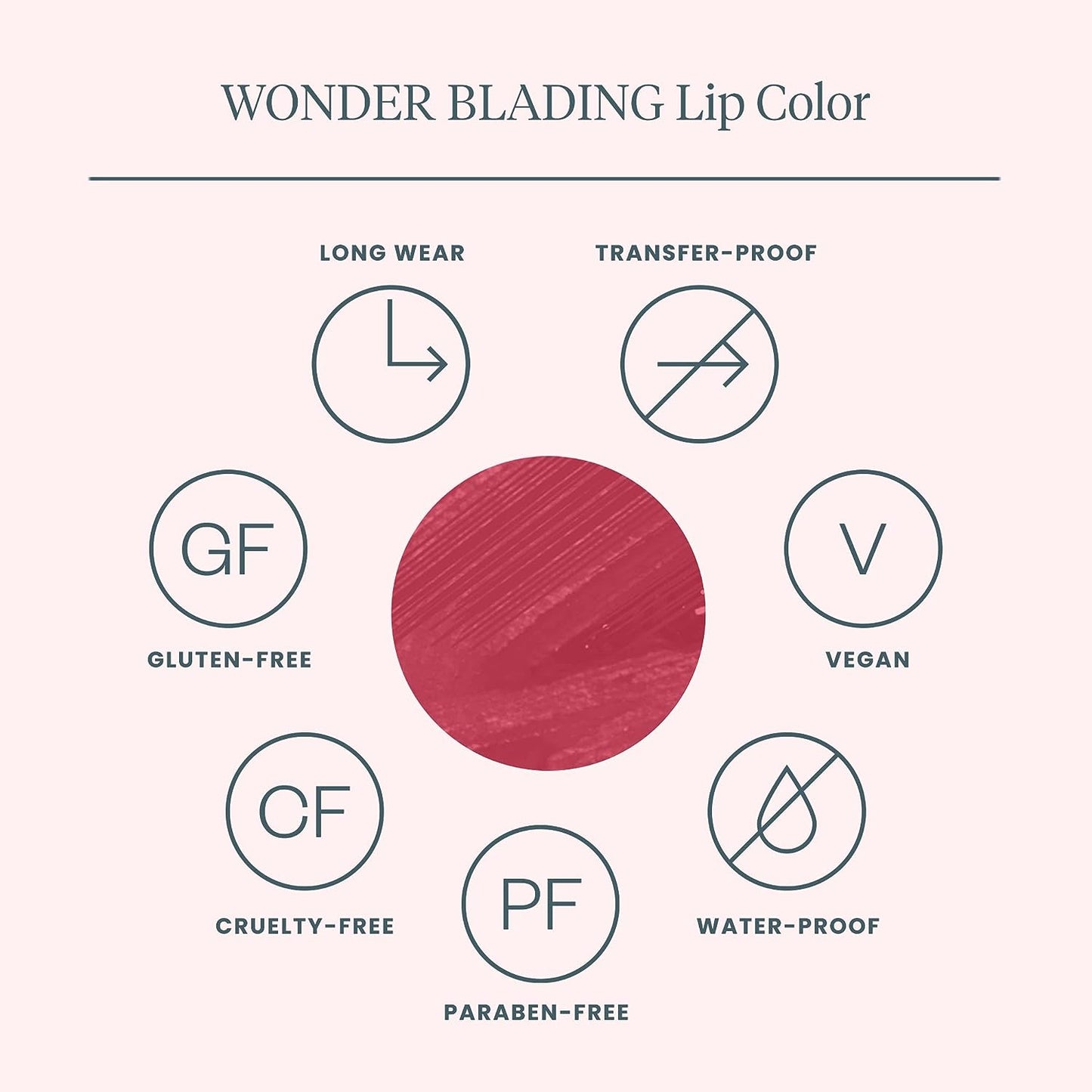 Wonderskin Wonder Blading Lip Stain Masque | First Kiss