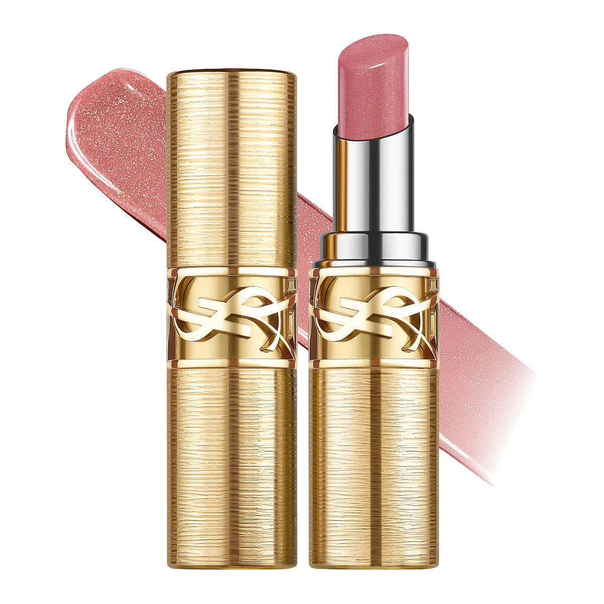 Yves Saint Laurent Rouge Volupté Candy Glaze Double Care Balm | 22 Shimmer Rose