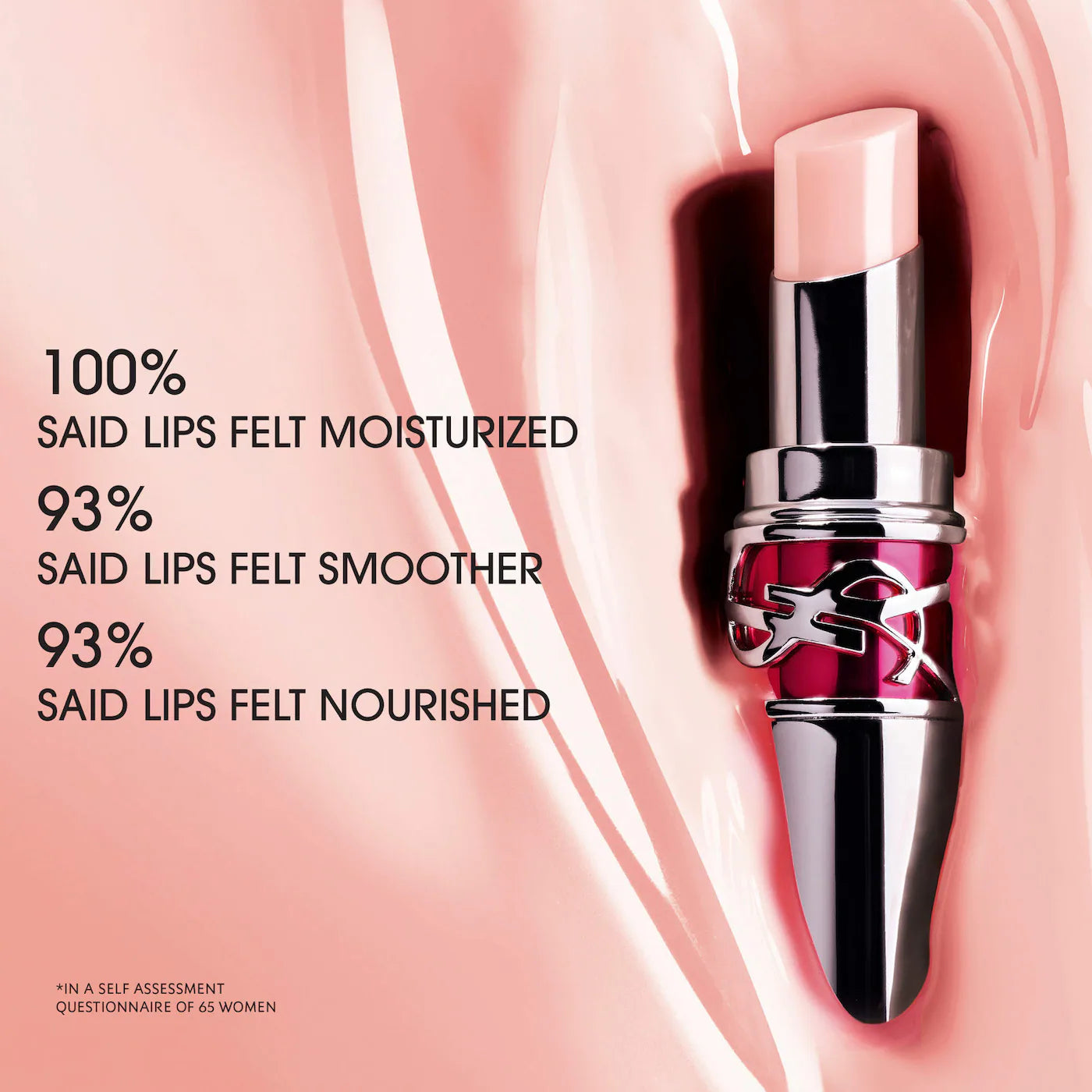 Yves Saint Laurent Rouge Volupté Candy Glaze Double Care Balm | 22 Shimmer Rose