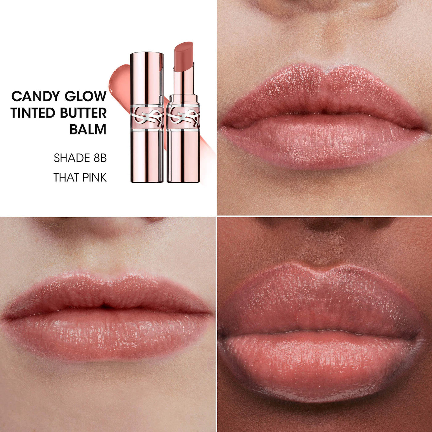 Yves Saint Laurent Candy Glow Tinted Butter Balm | 8B That Pink