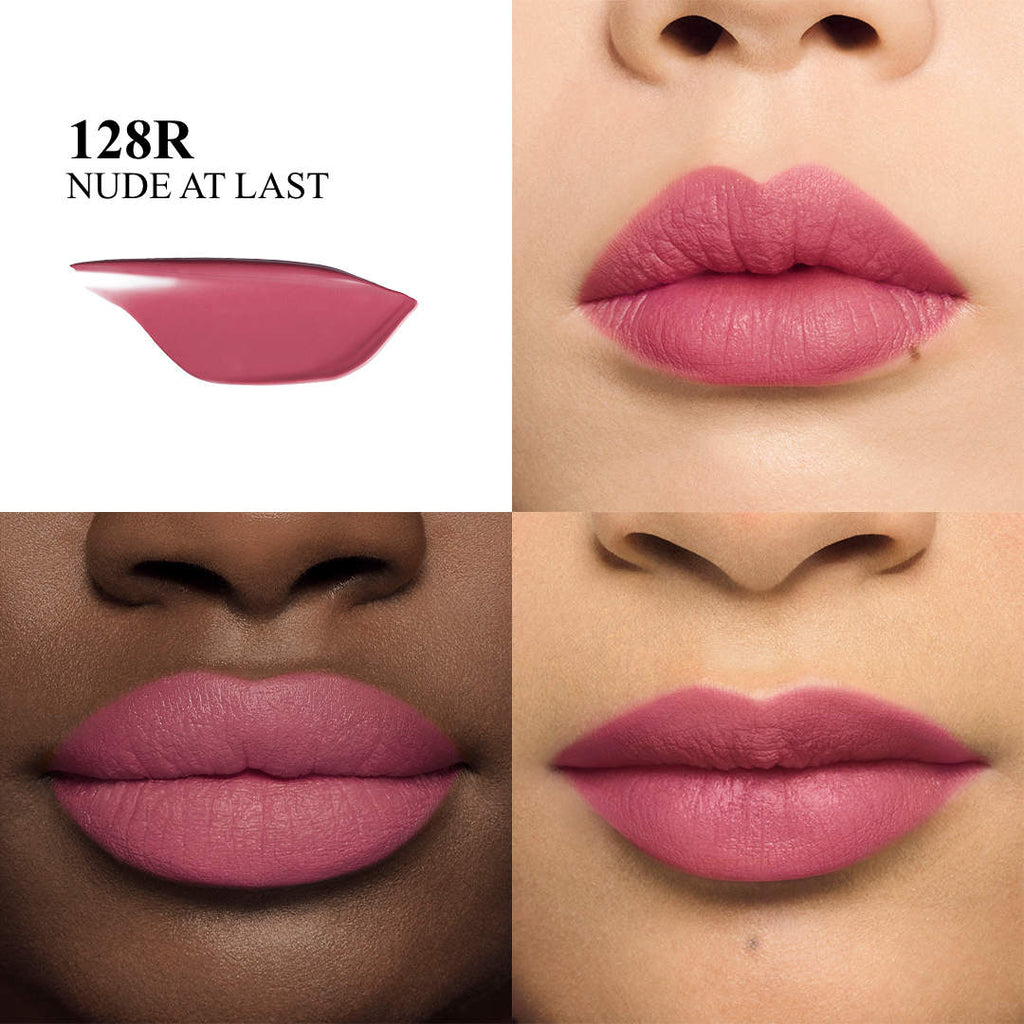 Valentino Liquirosso 2 in 1 Soft Matte Liquid Lipstick & Blush | 128R Nude At Last