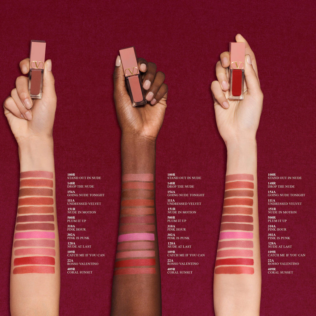 Valentino Liquirosso 2 in 1 Soft Matte Liquid Lipstick & Blush | 500R Plum It Up