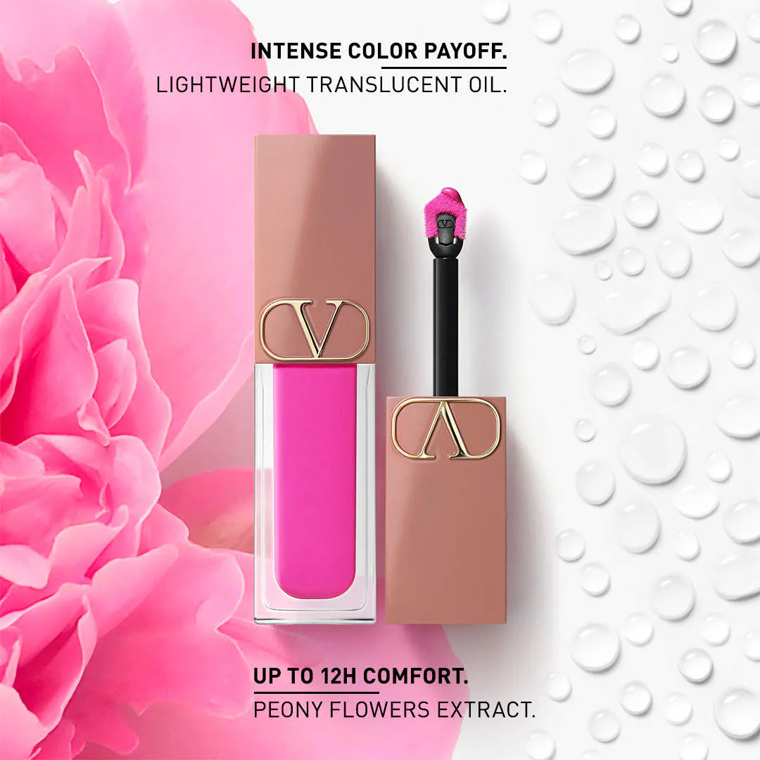 Valentino Liquirosso 2 in 1 Soft Matte Liquid Lipstick & Blush | 500R Plum It Up