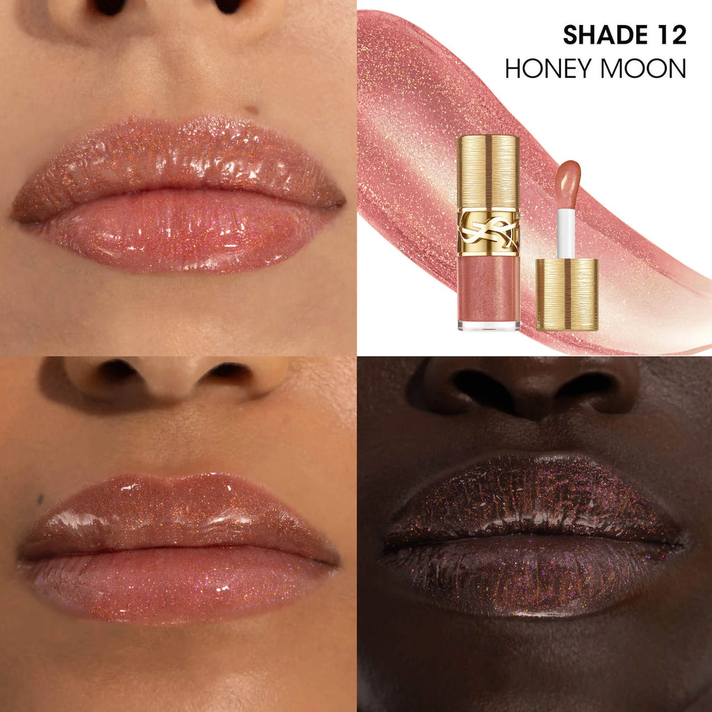 Yves Saint Laurent Loveshine Plumping Lip Oil Gloss | 12 Honey Moon (Shimmer)