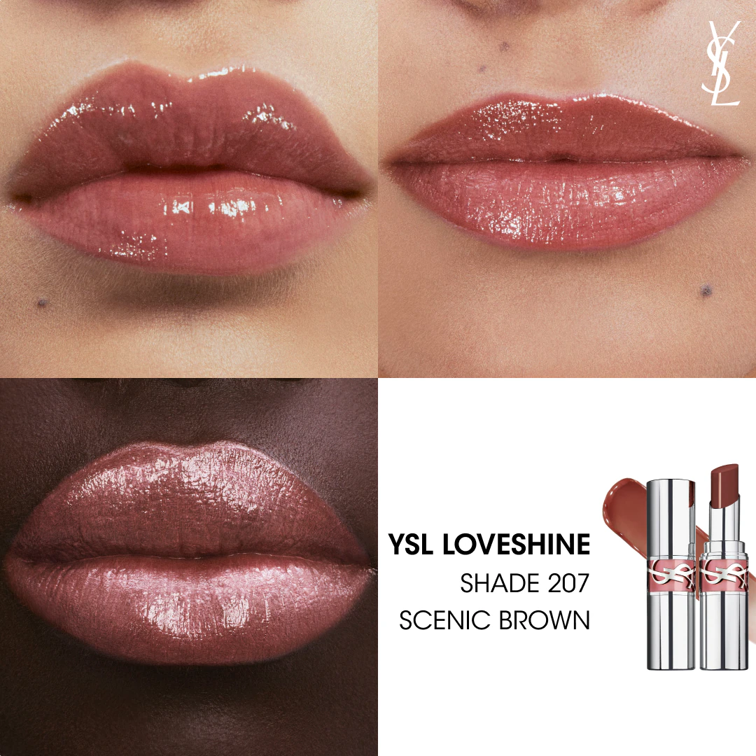 Yves Saint Laurent YSL Loveshine Lip Oil Stick | 207 Scenic Brown