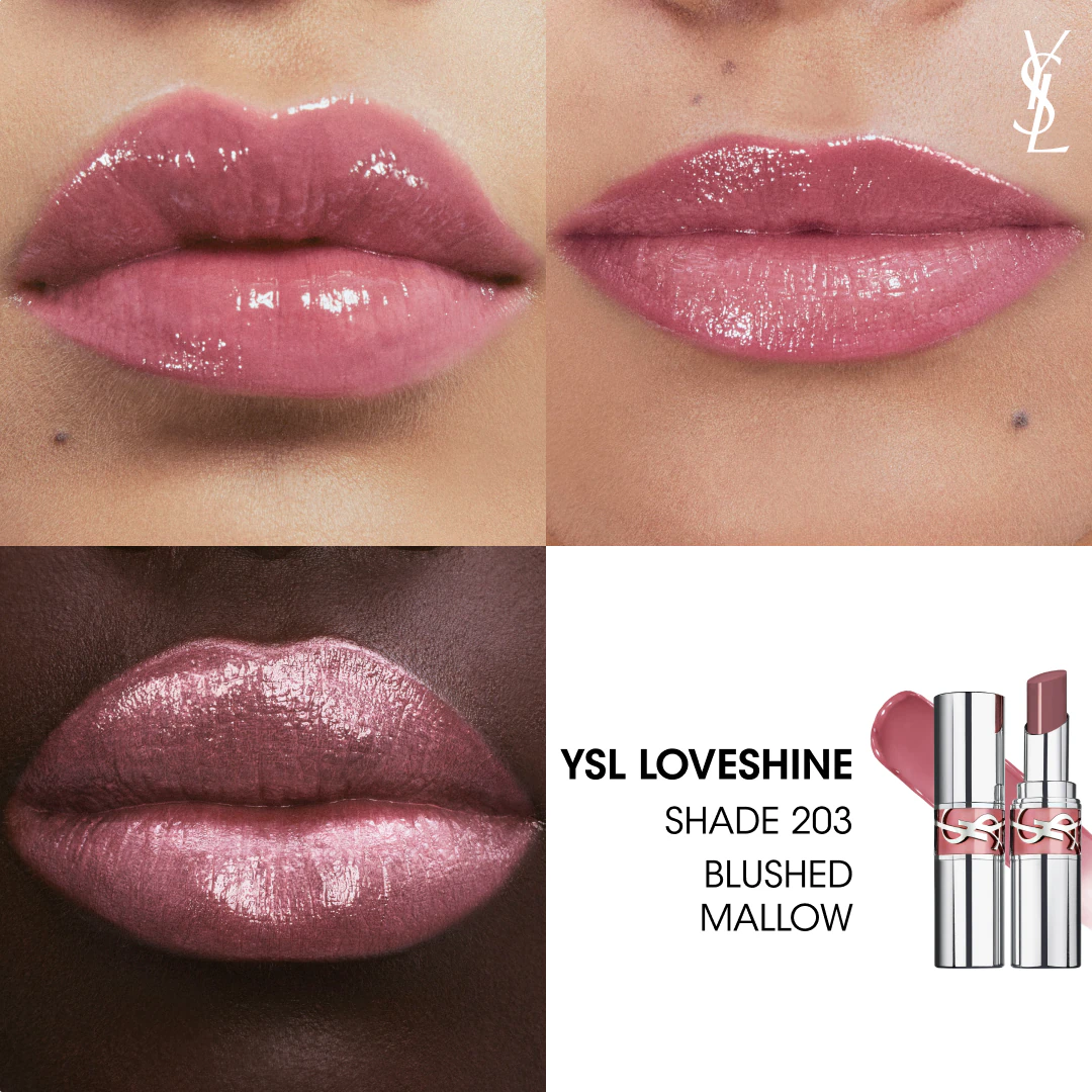 Yves Saint Laurent YSL Loveshine Lip Oil Stick | 203 Blushed Mallow