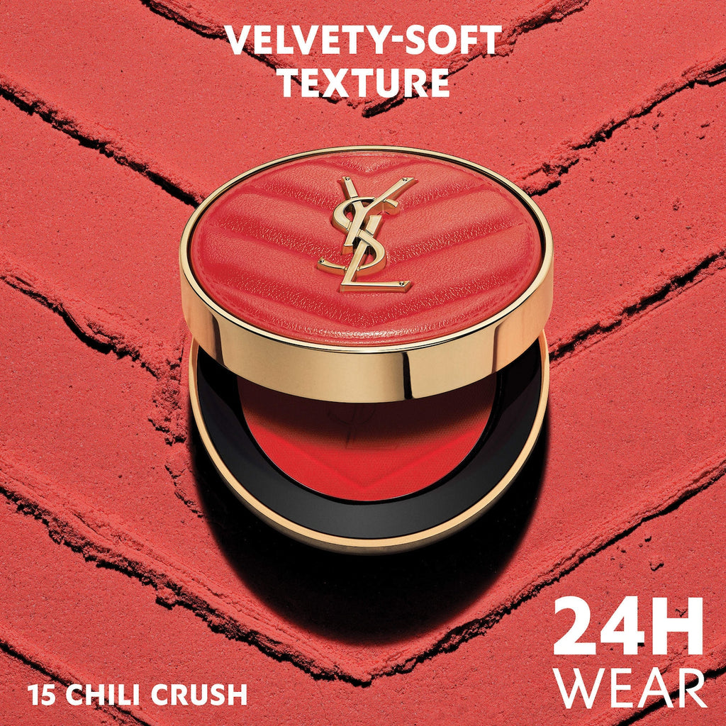 Yves Saint Laurent Make Me Blush 24H Buildable Powder Blush | 15 Chili Crush