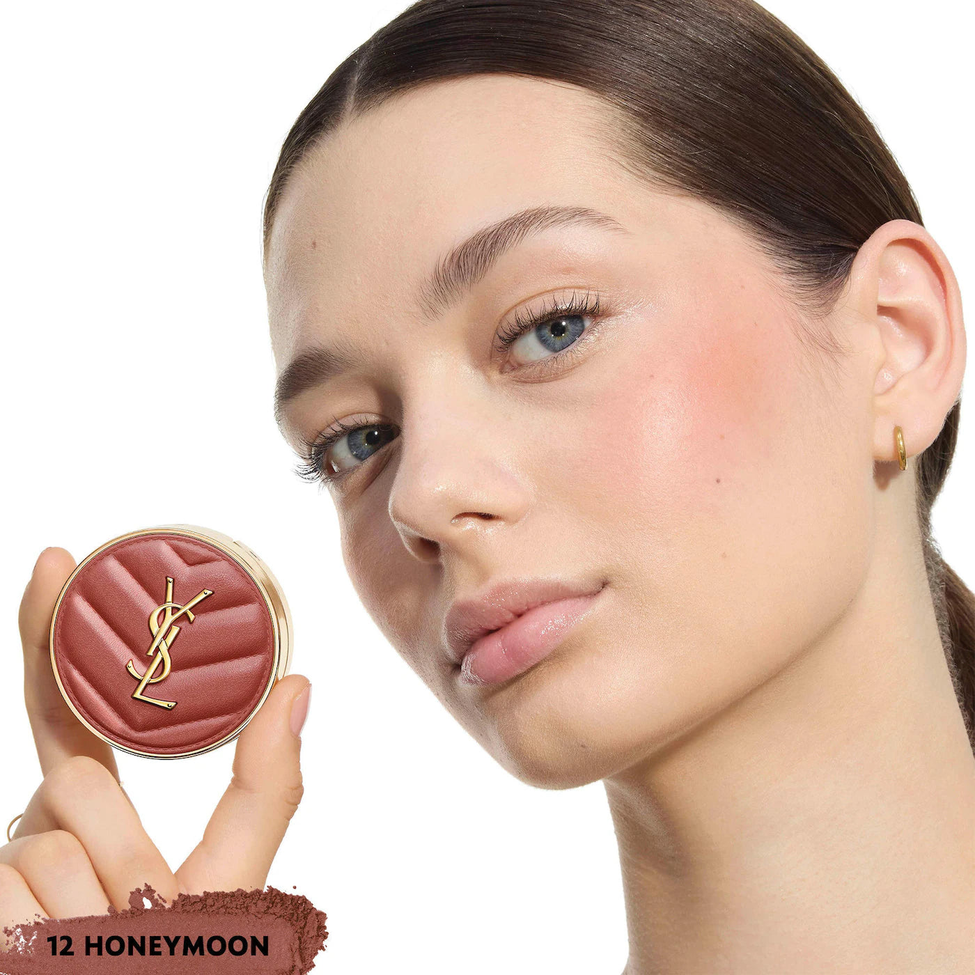 Yves Saint Laurent Make Me Blush 24H Buildable Powder Blush | 12 Honeymoon