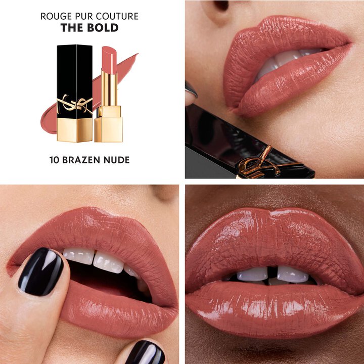 Yves Saint Laurent The Bold High Pigment Lipstick | 10 Brazen Nude