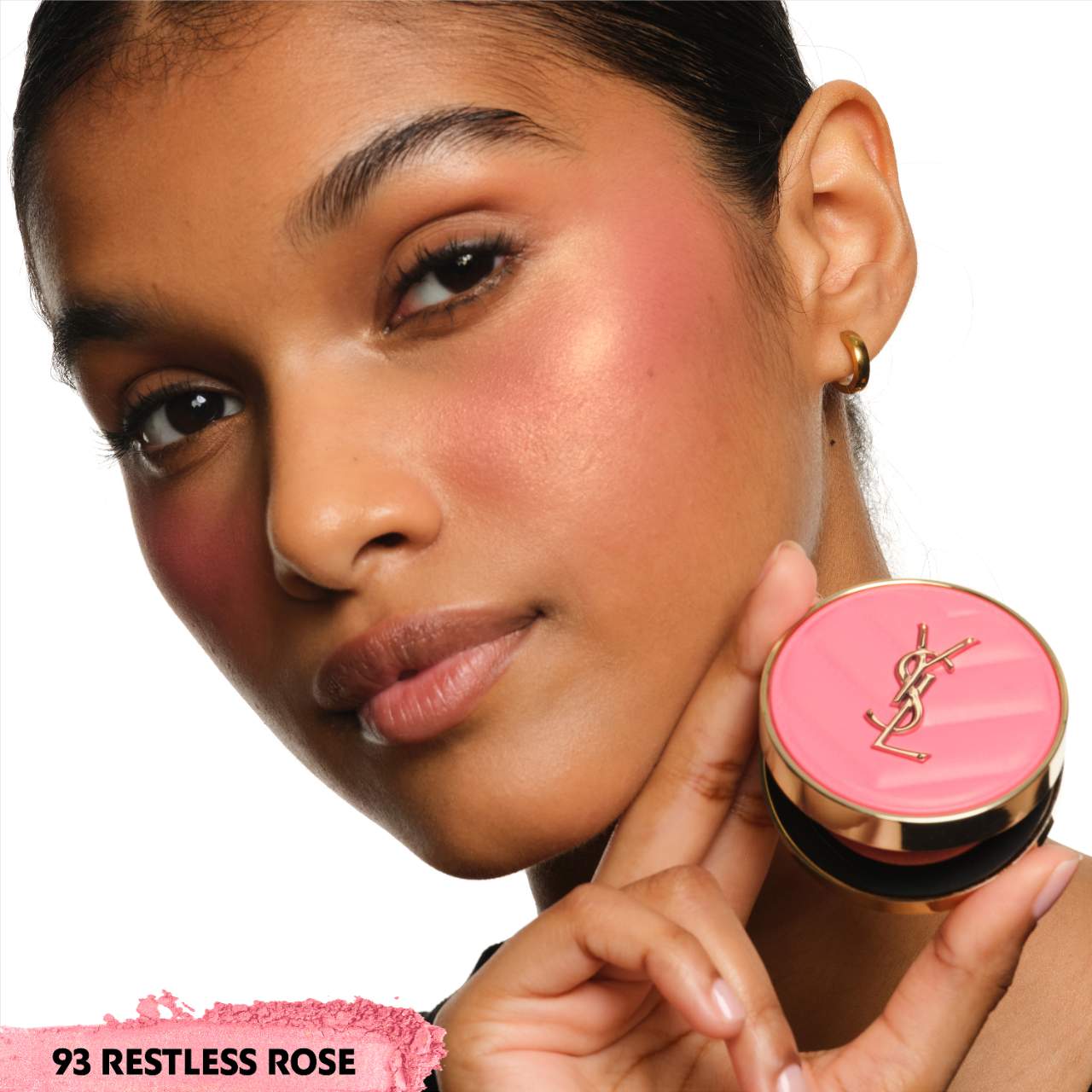 Yves Saint Laurent Make Me Blush 24H Buildable Powder Blush | 93 Restless Rose