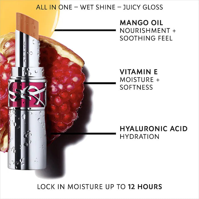 Yves Saint Laurent Rouge Volupté Candy Glaze Double Care Balm | 15 Showcasing Nude