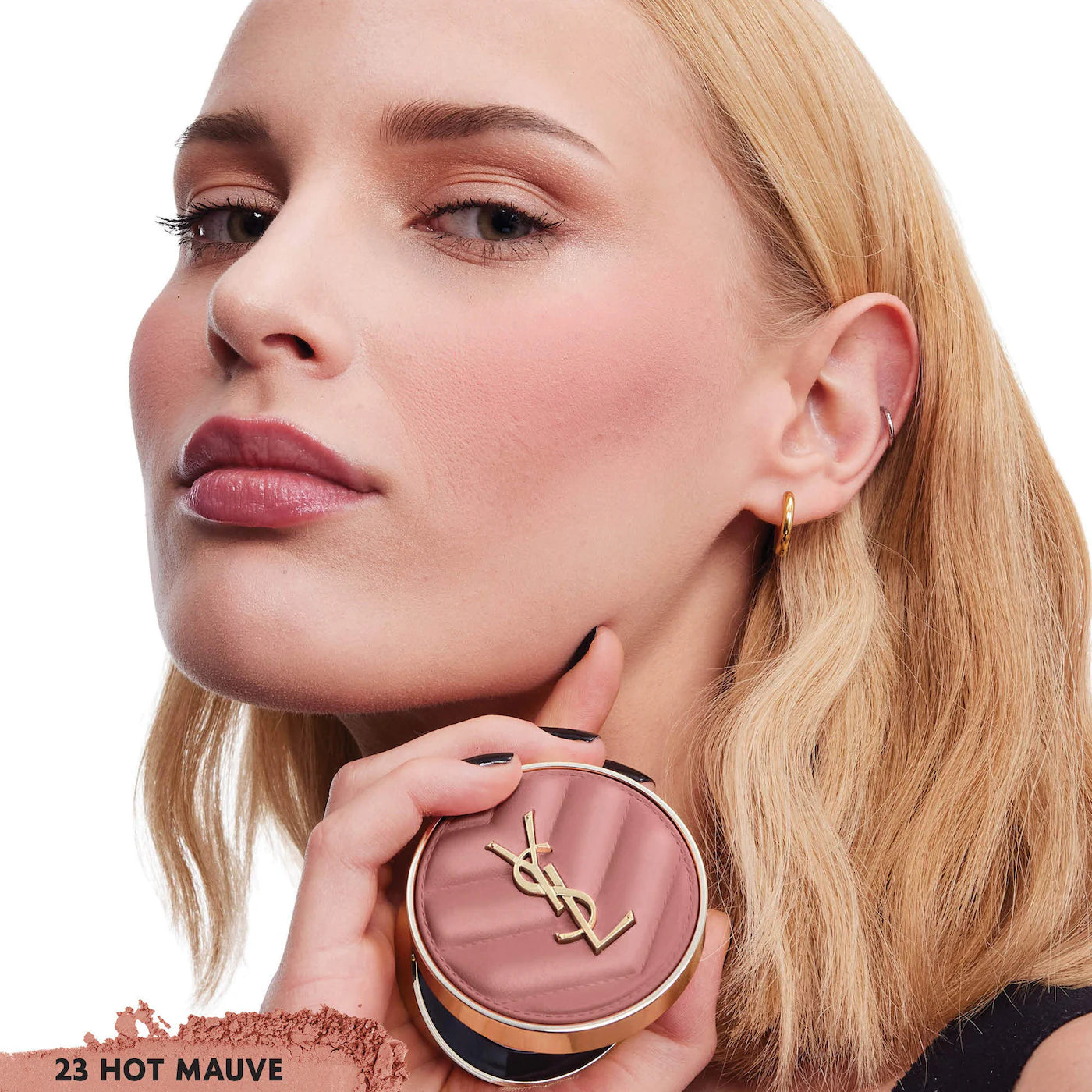 Yves Saint Laurent Make Me Blush 24H Buildable Powder Blush | 23 Hot Mauve