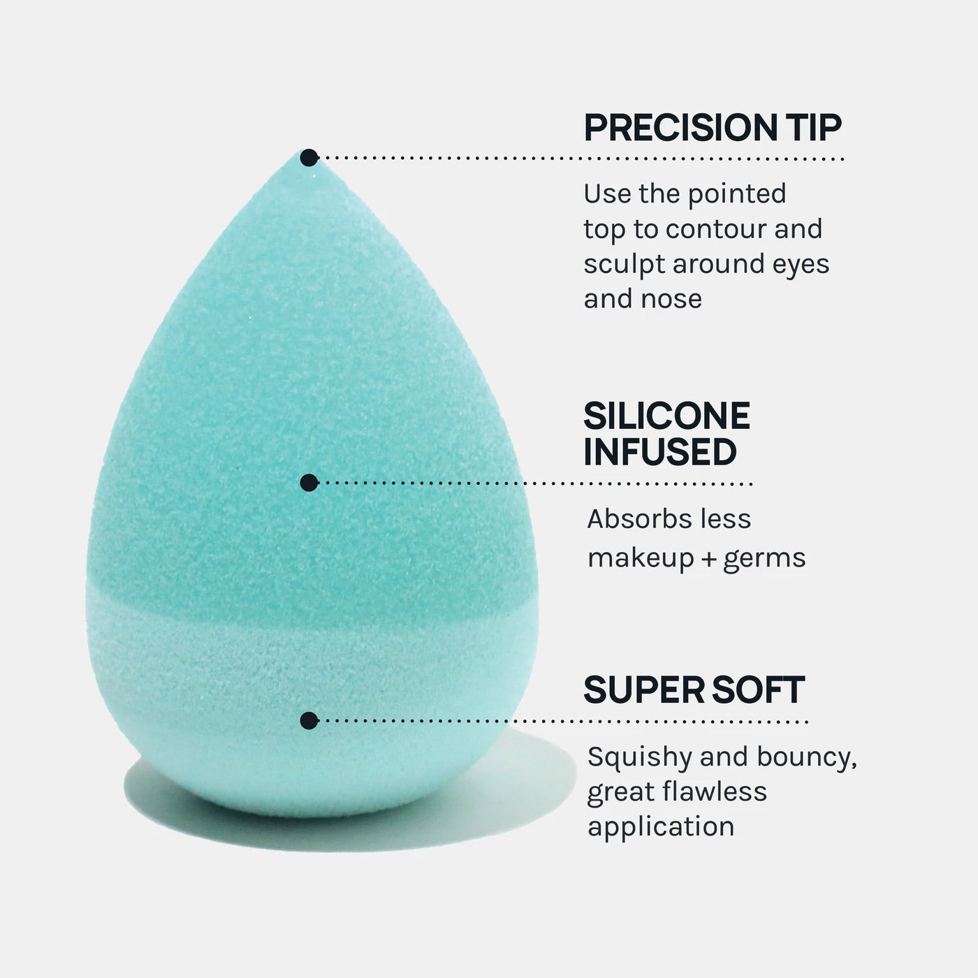 AOA Sili Dip Blender Mint Teardrop