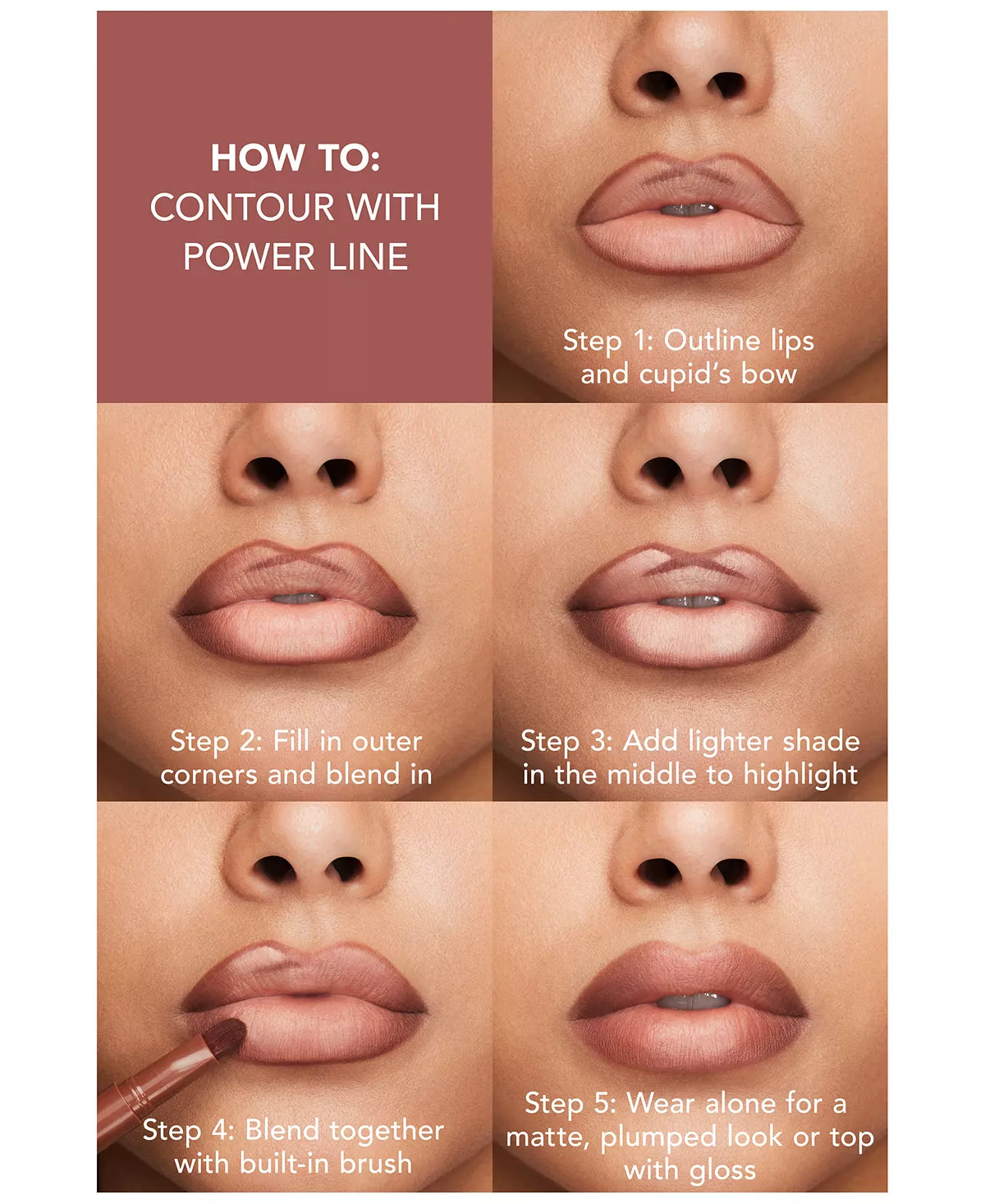 Buxom Power Line Plumping Lip Liner | Bold Beige