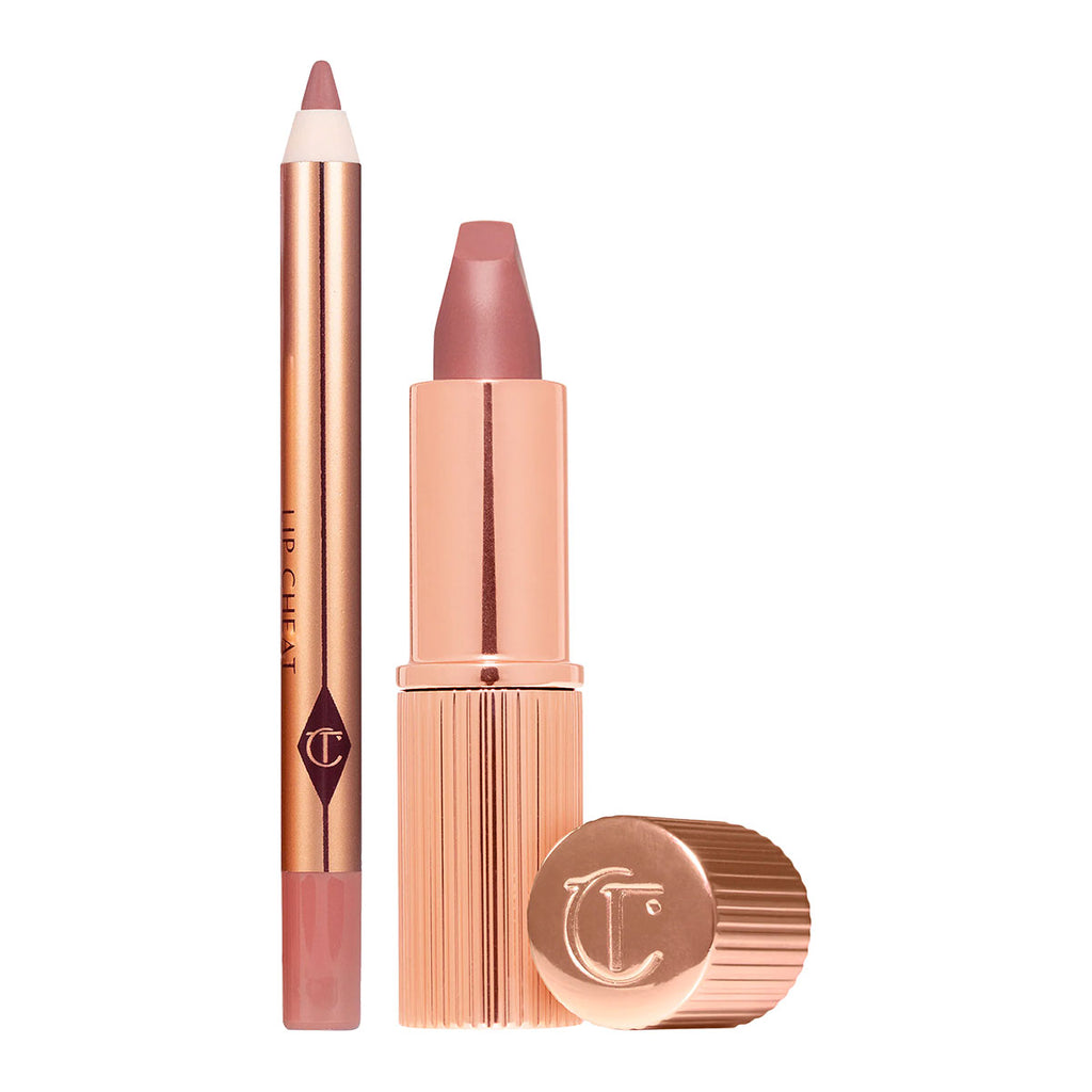 Charlotte Tilbury Mini Pillow Talk Lipstick & Liner Set | Pillow Talk