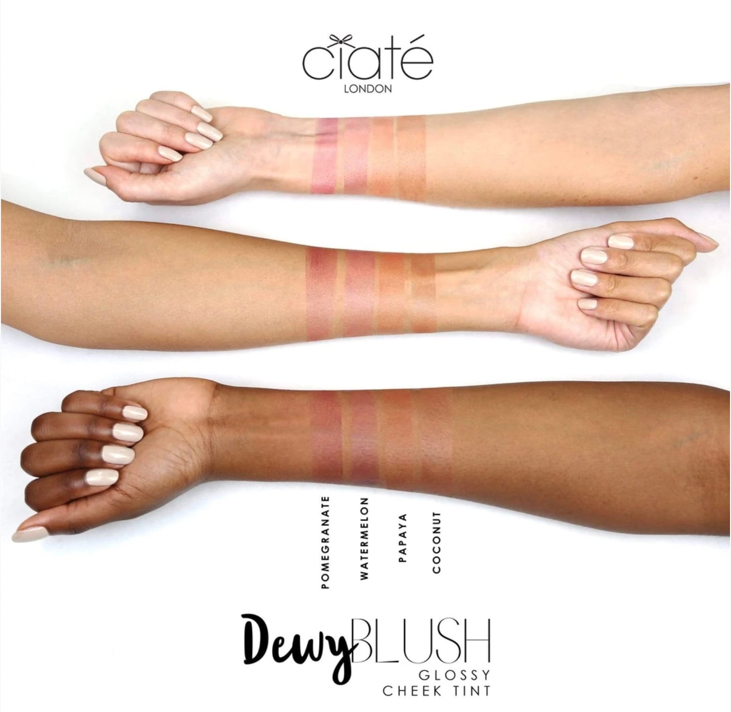 Ciaté Dewy Blush Glossy Cheek Tint | Coconut
